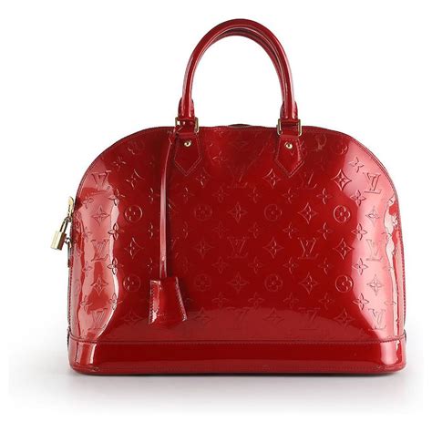 Alma GM Cuir Monogram Vernis .